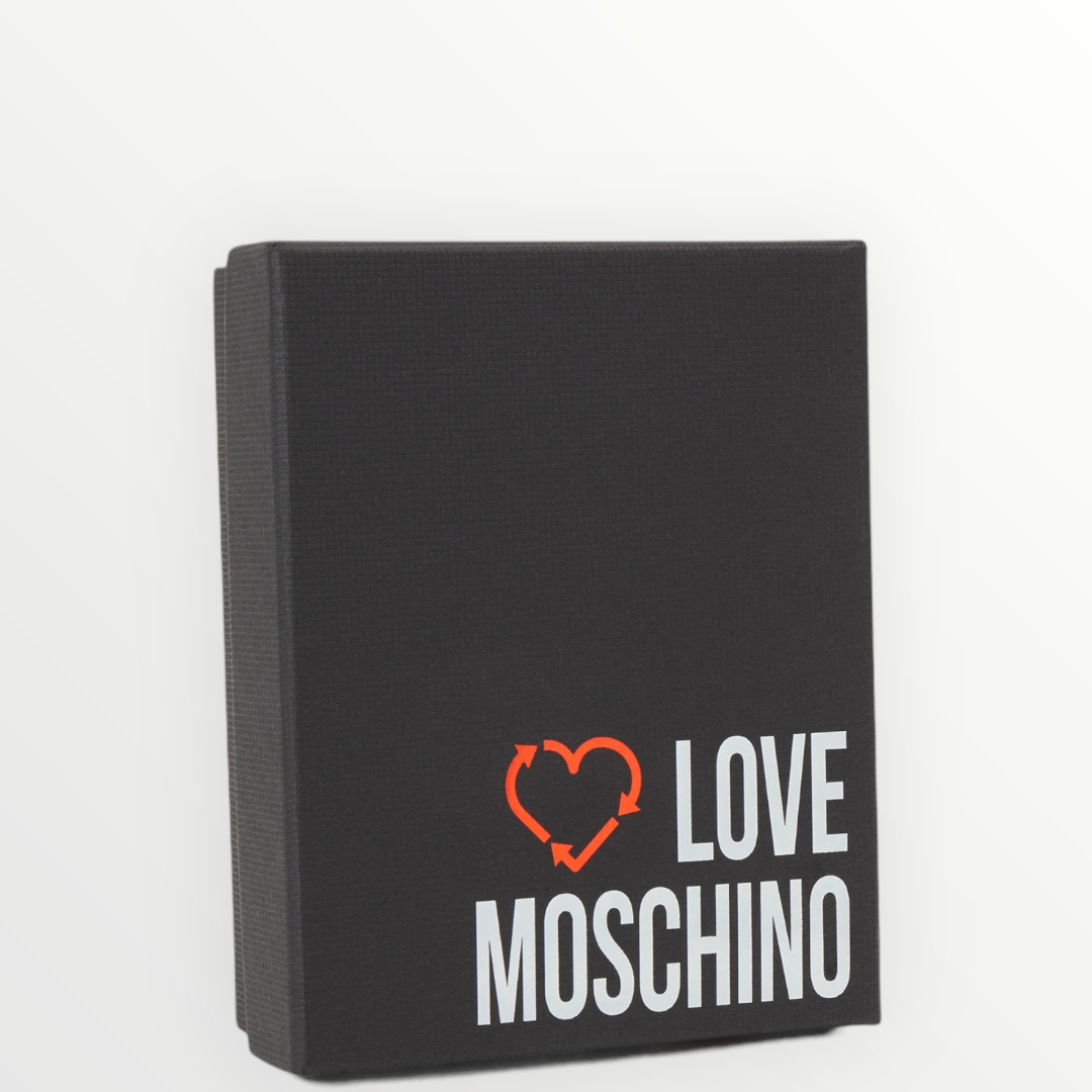Love Moschino p.fogli doppia lampo Saffiano nero