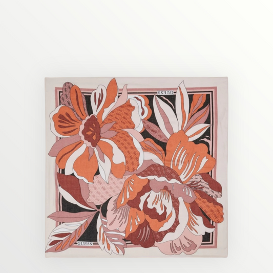 Guess foulard fiori Arancio