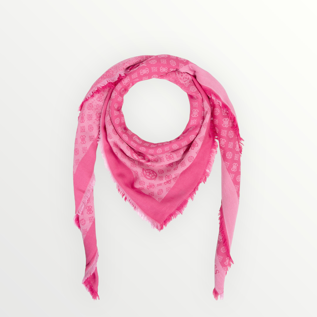 Guess foulard maxi logo Fucsia