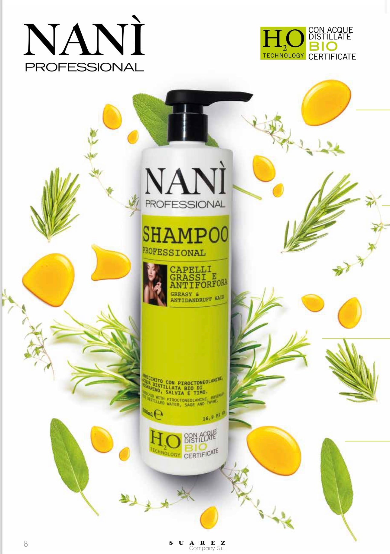 Nanì professional Shampoo Capelli Grassi e Antiforfora