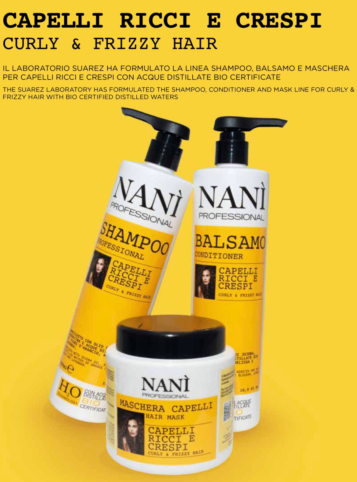 Nanì professional Shampoo Capelli Ricci e Crespi