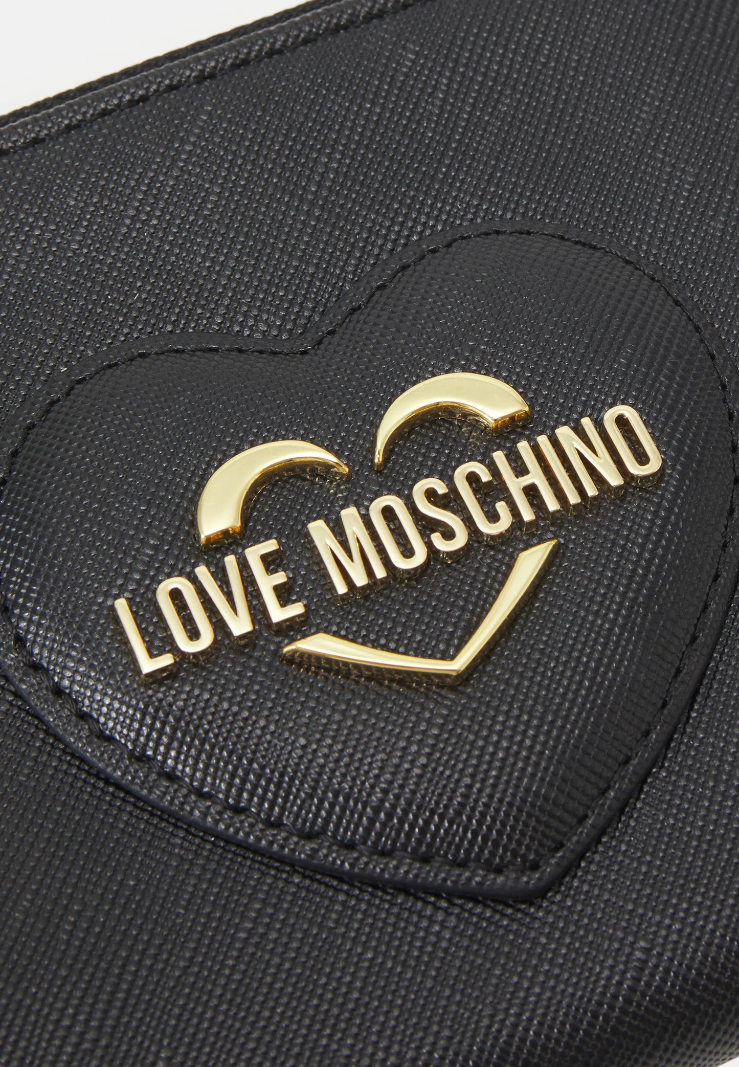 Love Moschino p.fogli doppia lampo Saffiano nero