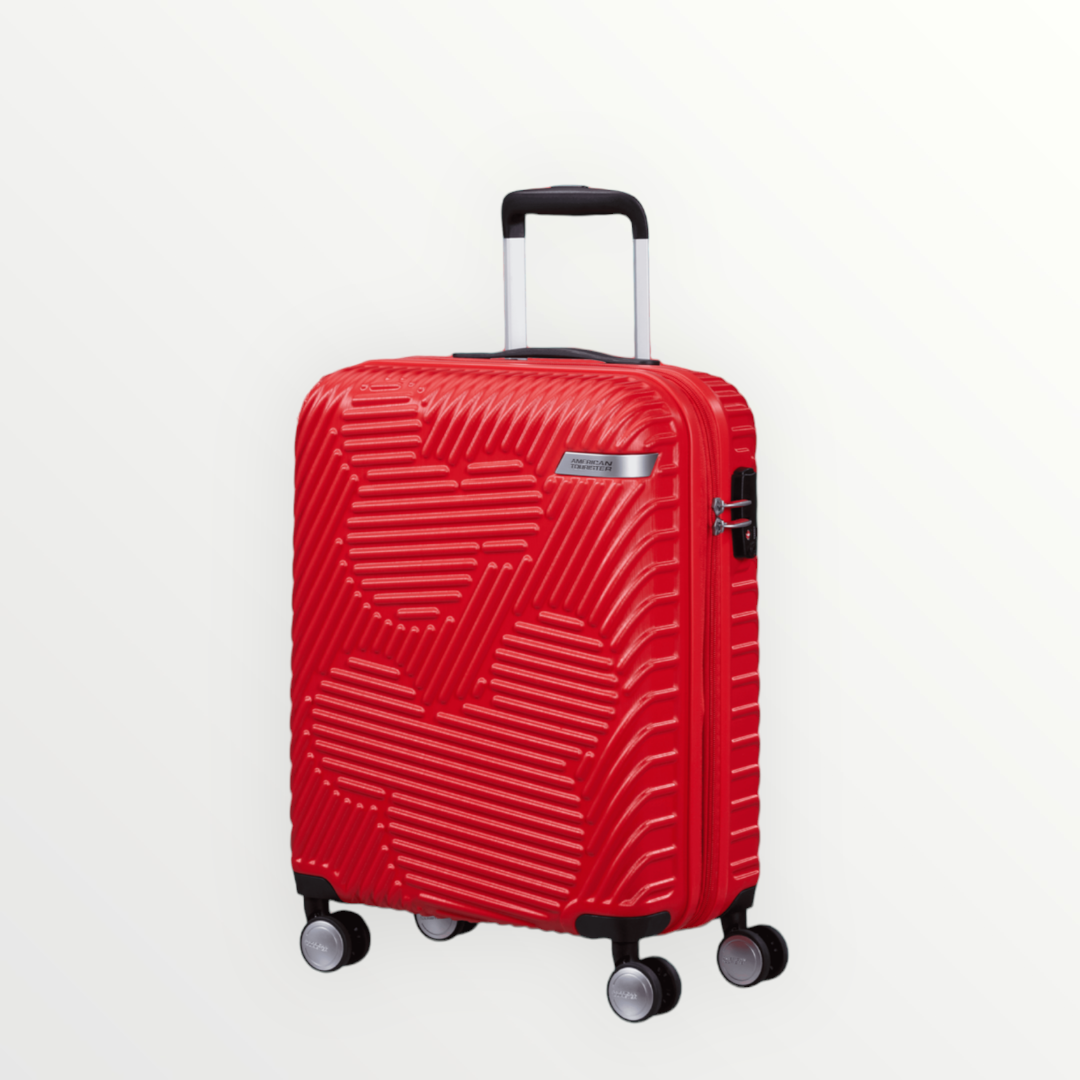 American Tourister cabina 4W Mickey Clouds Red