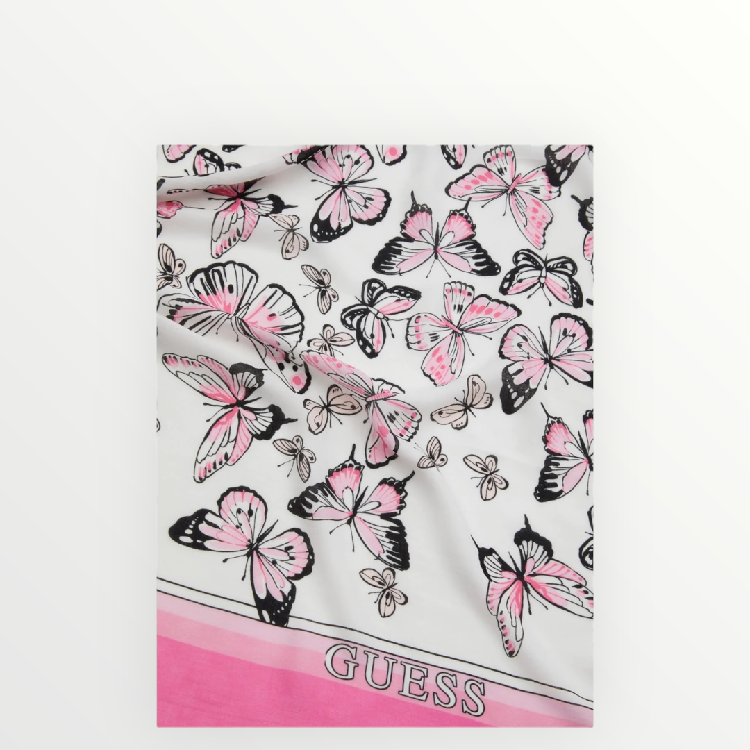 Guess foulard farfalle Rosa