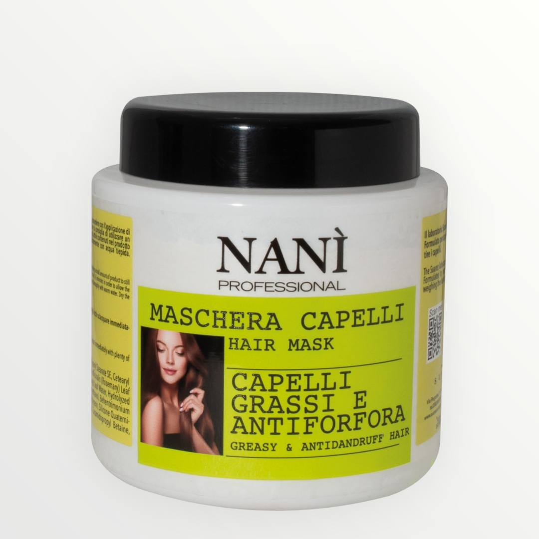 Nanì professional Maschera capelli Grassi e Antiforfora