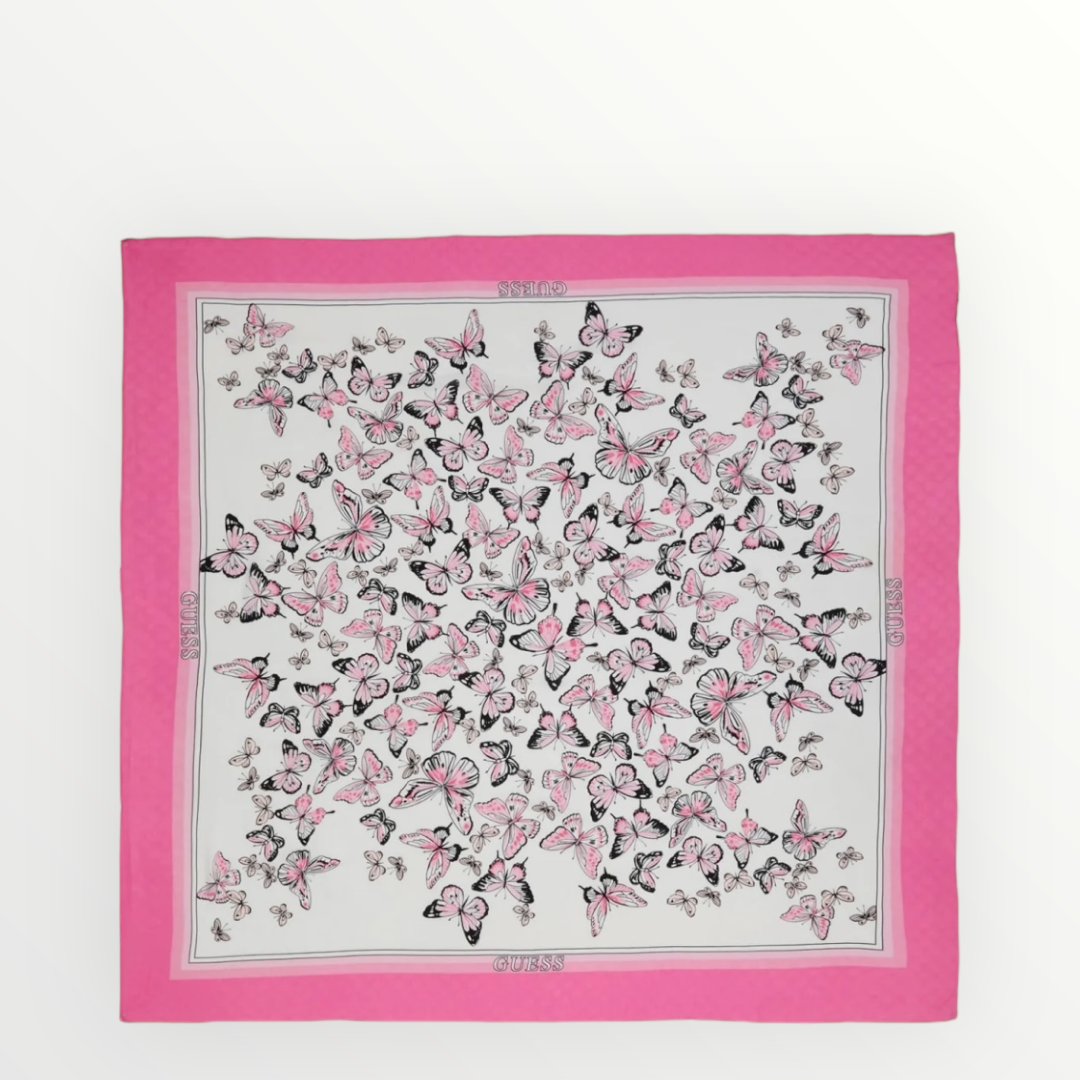 Guess foulard farfalle Rosa