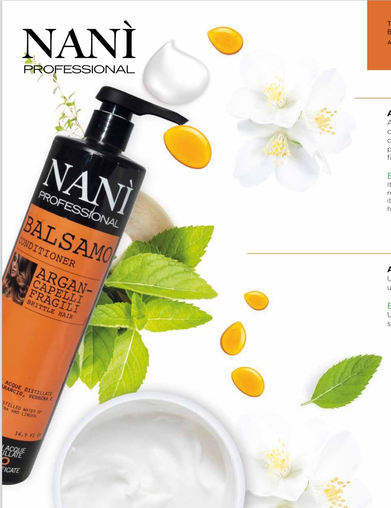 Nanì professional Balsamo Argan