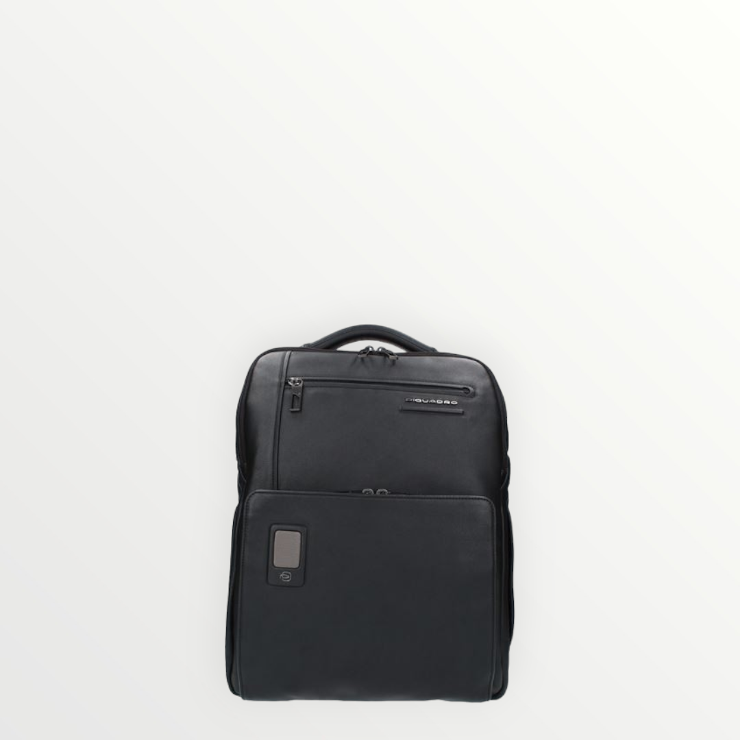 PIQUADRO Akron Zaino Slim Pelle Nero