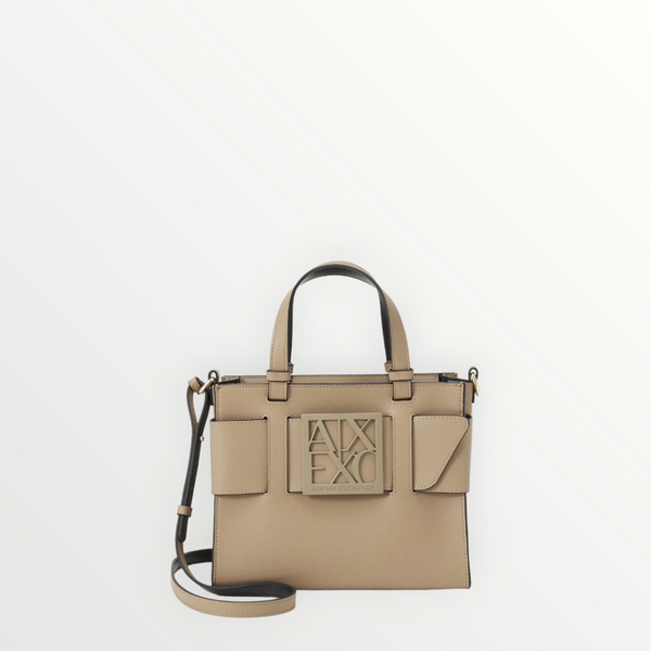 ARMANI Exchange SS24 Shopping Bag Beige