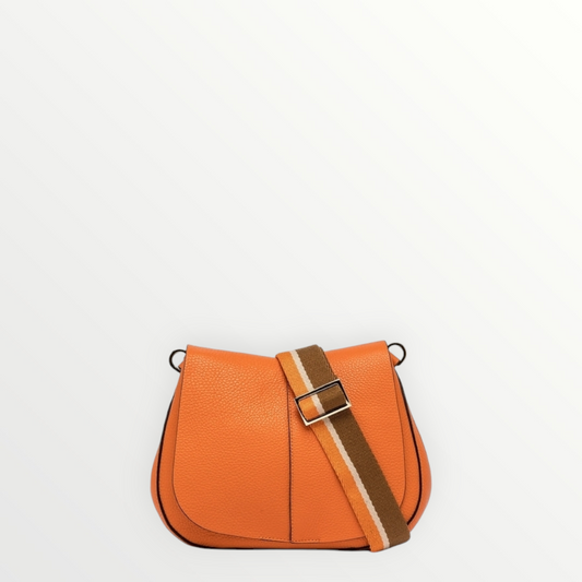 GIANNI CHIARINI Tracolla Helena Round Flame Orange