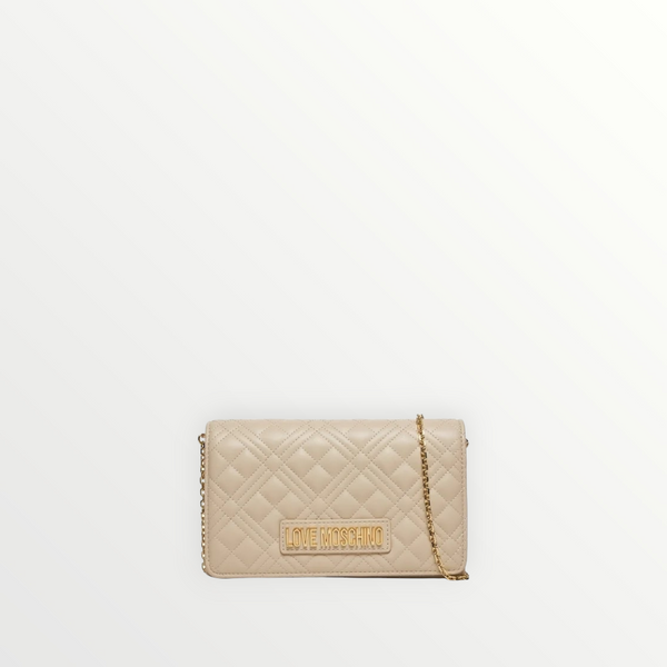 LOVE  MOSCHINO SS24 Pochette Trapuntata Avorio