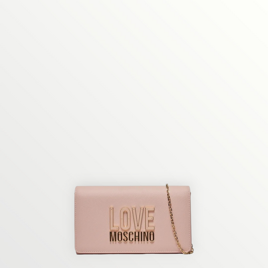 LOVE MOSCHINO SS24 Pattina  Saffiano Cipria