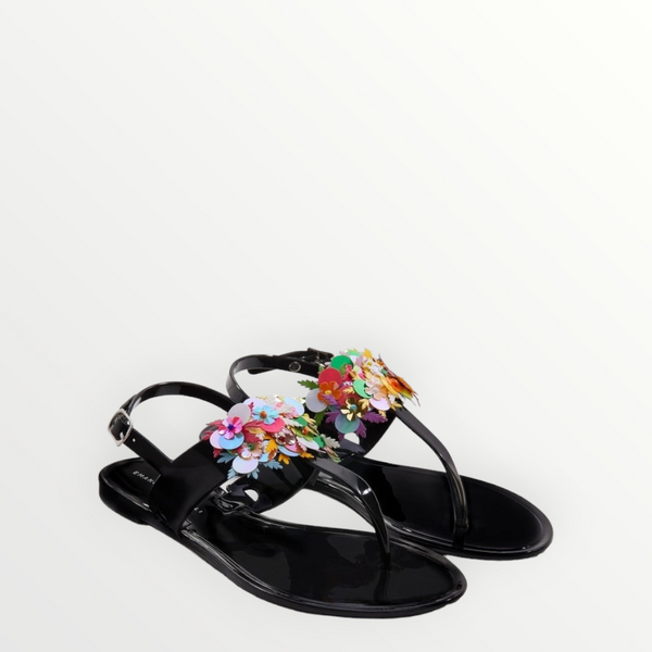 BIFFOLI SS21 Sandalo Gomma Paillettes