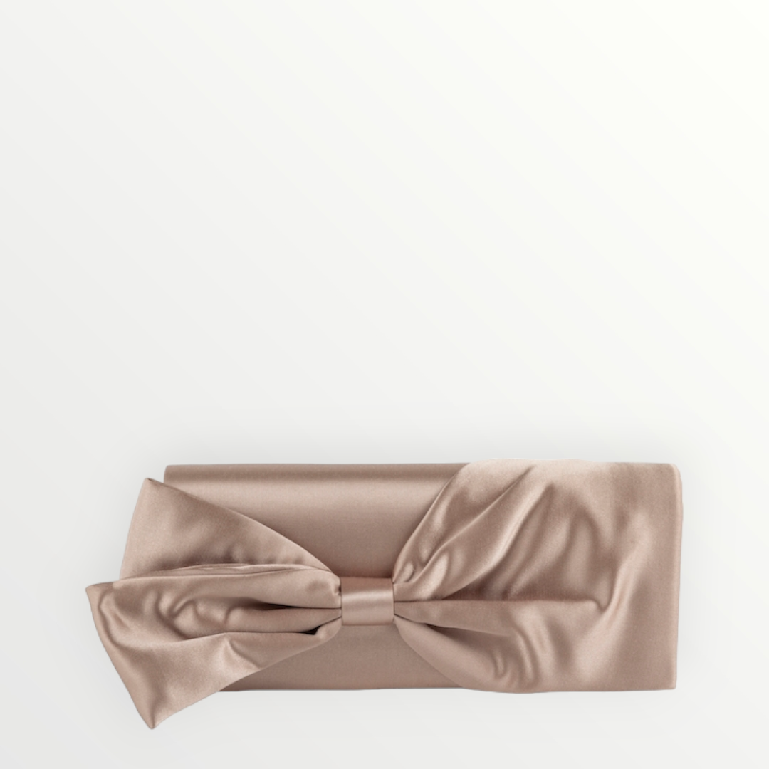 CECERE Clutch Fiocco Satin Greice