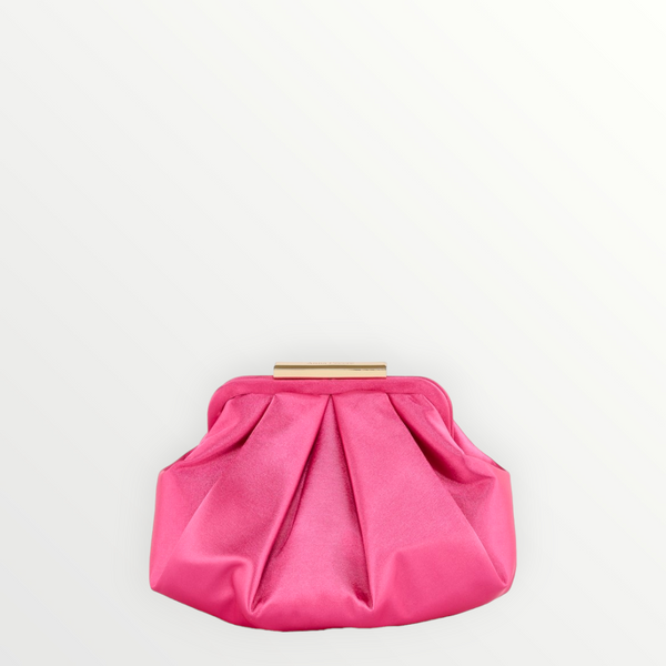 CECERE Clutch Satin Conchiglia