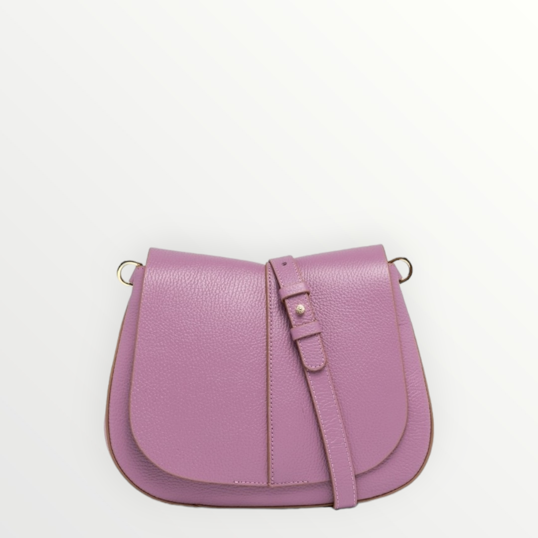 GIANNI CHIARINI Borsa Helena Round Argyle Purple