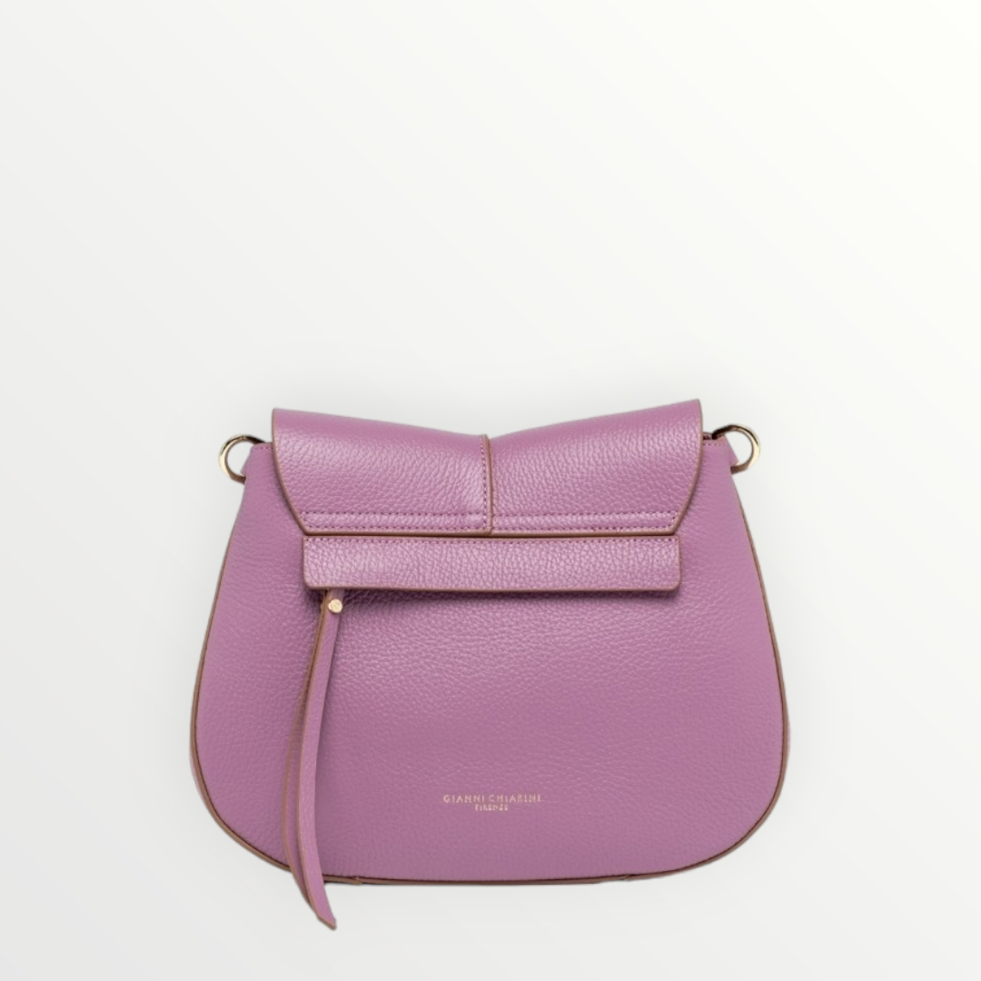 GIANNI CHIARINI Borsa Helena Round Argyle Purple