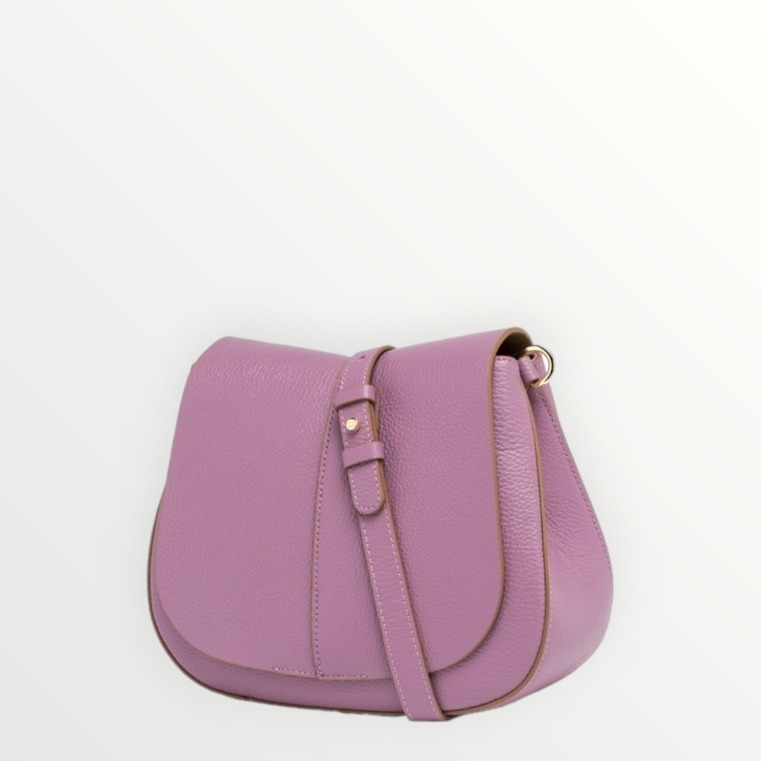 GIANNI CHIARINI Borsa Helena Round Argyle Purple