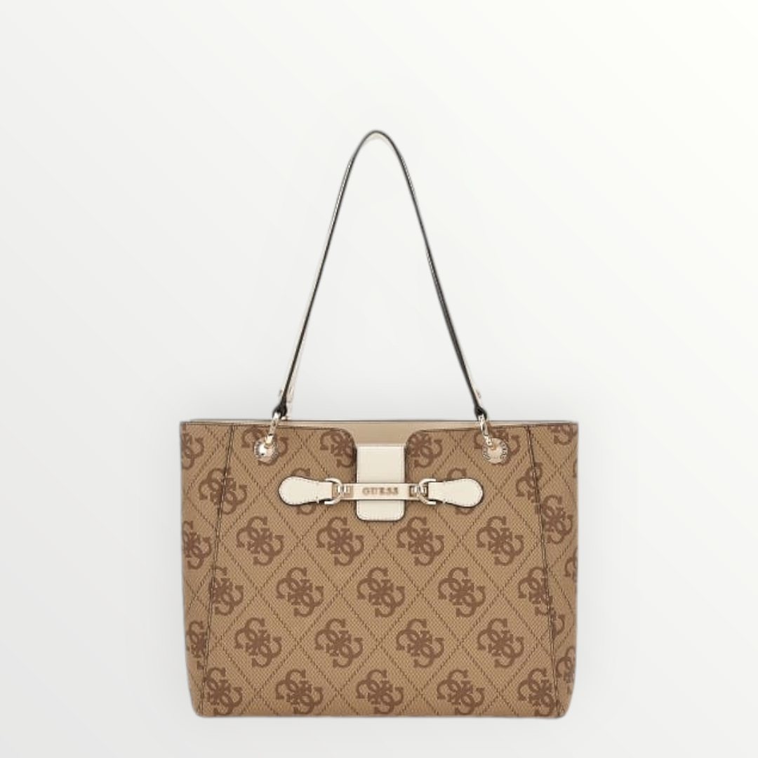 GUESS Shopper Nolana Latte Logo/Bone