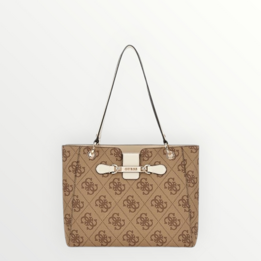 GUESS Shopper Nolana Latte Logo/Bone