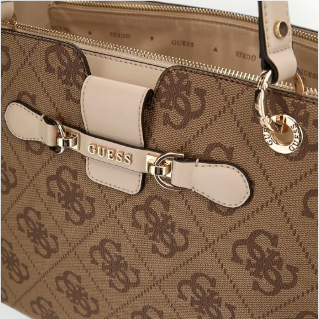 GUESS Shopper Nolana Latte Logo/Bone