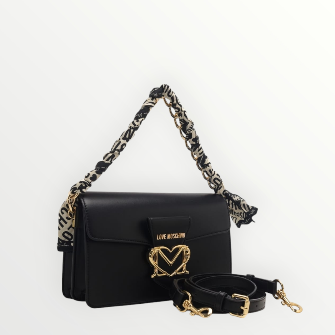 LOVE MOSCHINO Patta Foulard Nera