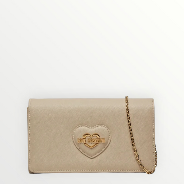 LOVE MOSCHINO Pattina Saffiano Avorio