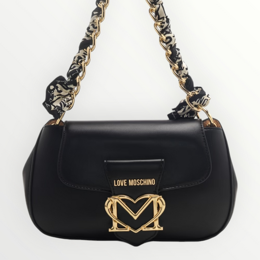 LOVE MOSCHINO Patta Morbida Logo Nera