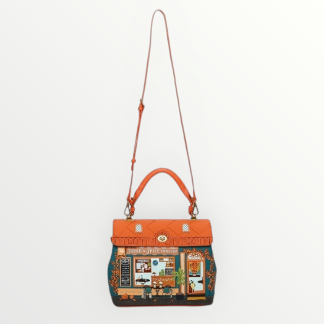 VENDULA LONDON Sugar and Spice Coffee Shop Grace Bag