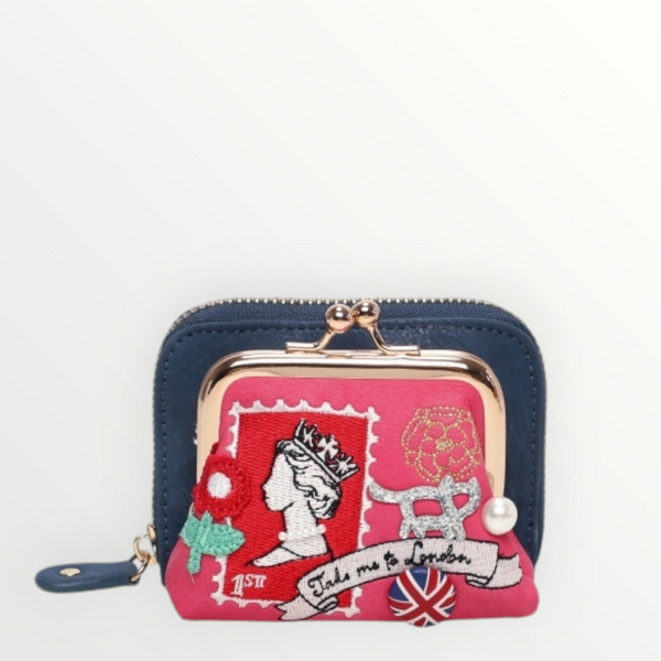 VENDULA LONDON Lilibet Loves Zipper Clipper Mini Wallet