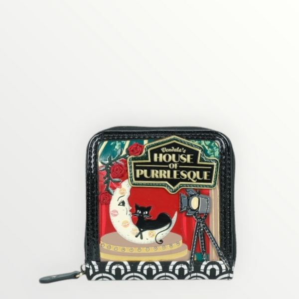 VENDULA LONDON Vendula's Purrlesque Club Square Wallet