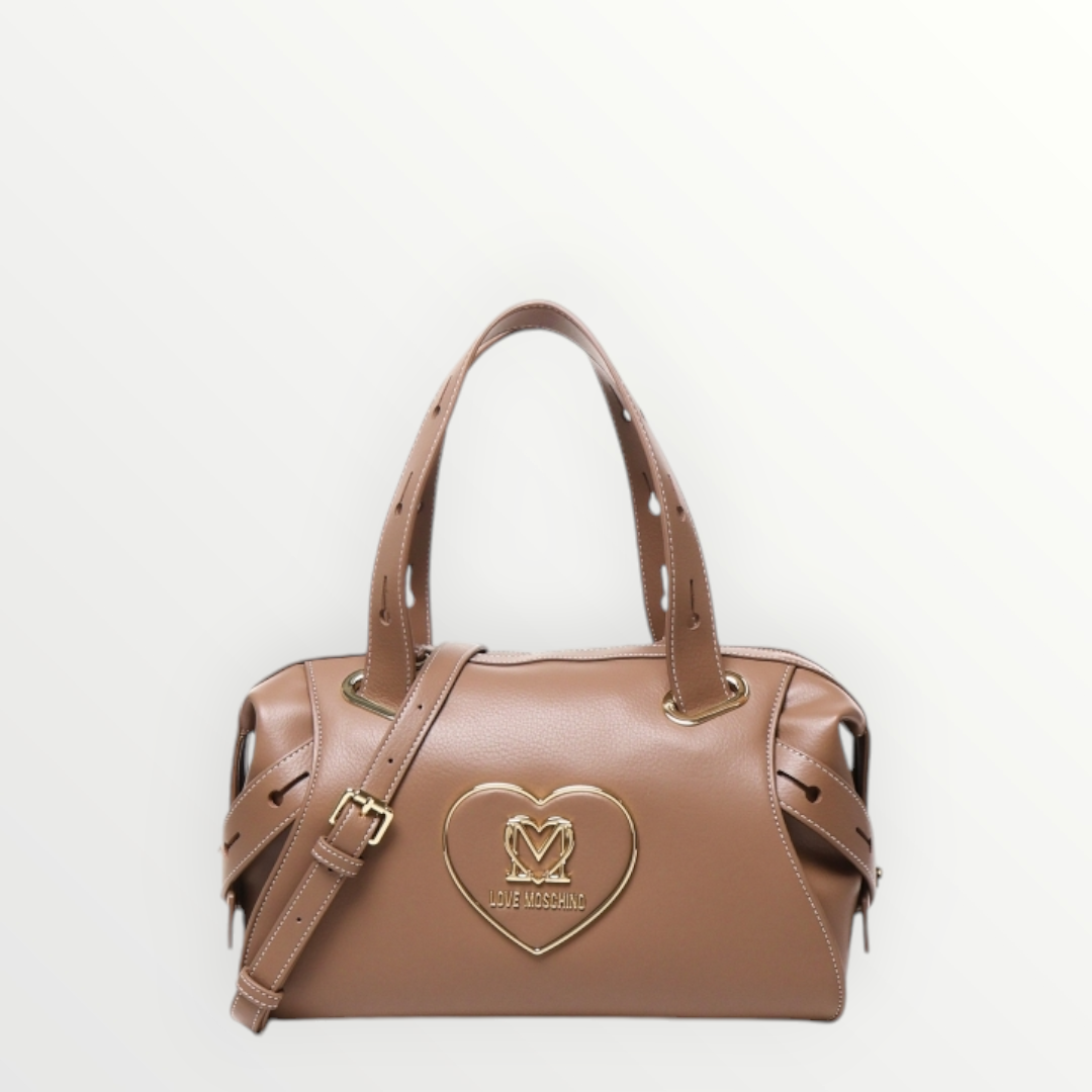 LOVE MOSCHINO Baule Morbido Taupe