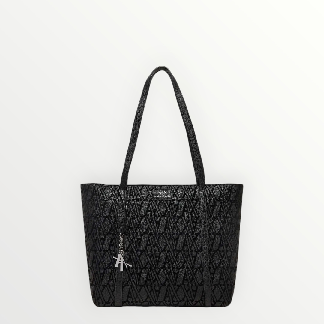 ARMANI EXCHANGE Shopper Logo Nero