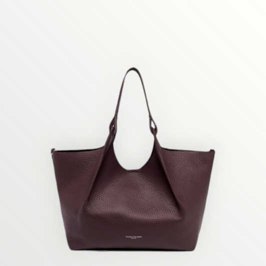 GIANNI CHIARINI Borsa Dua Plum/Castoro