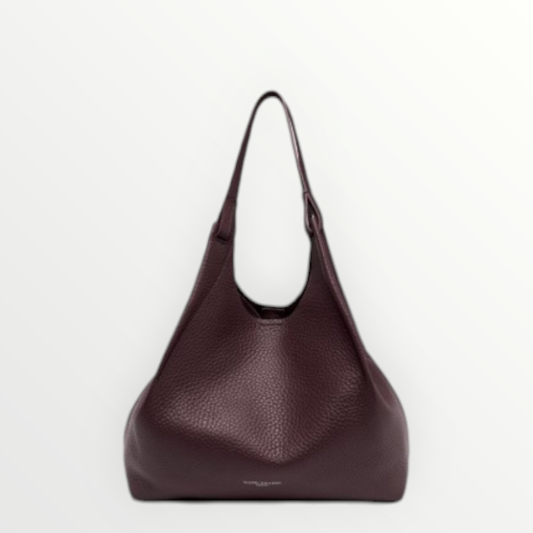 GIANNI CHIARINI Borsa Dua Plum/Castoro