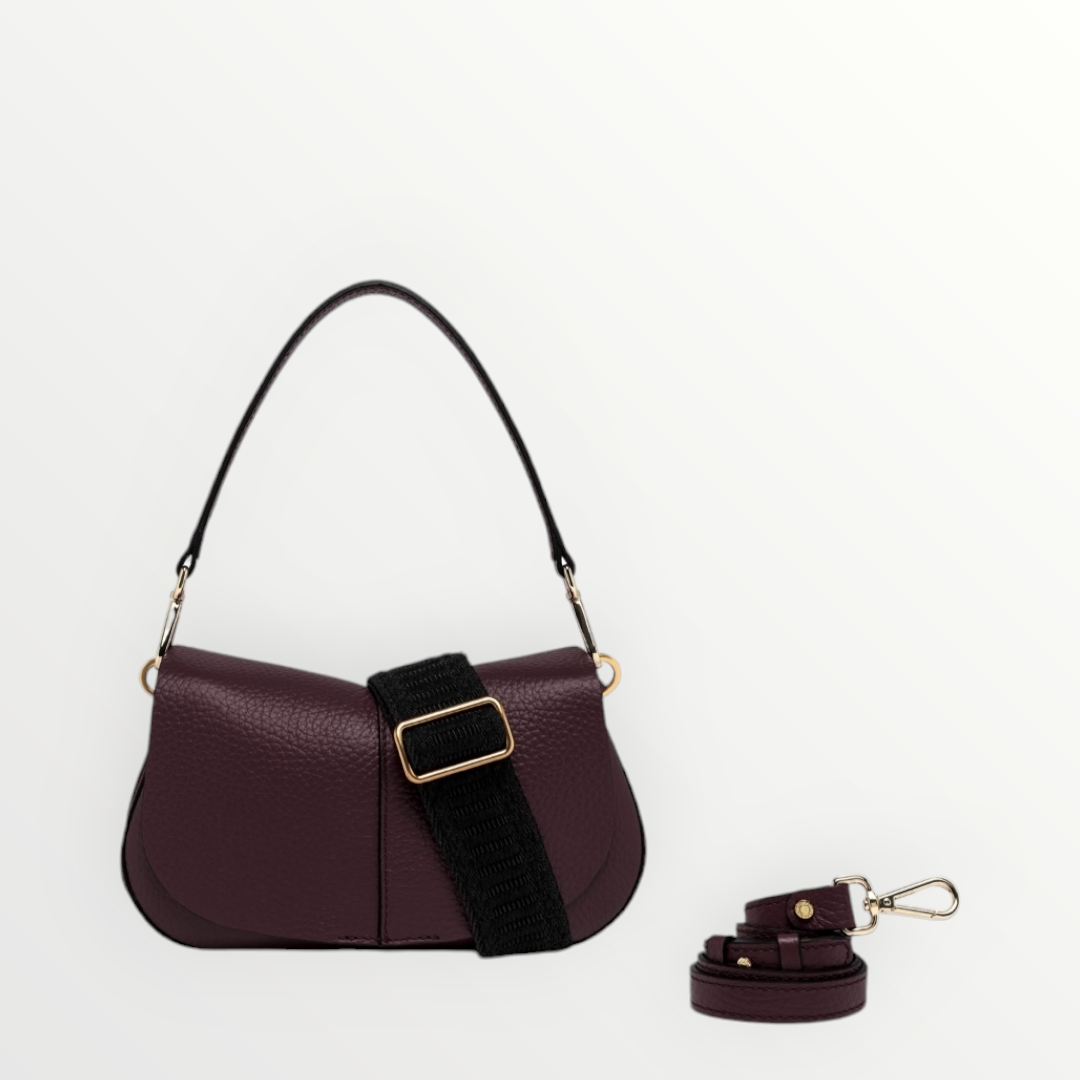 GIANNI CHIARINI Borsa Helena Round Plum