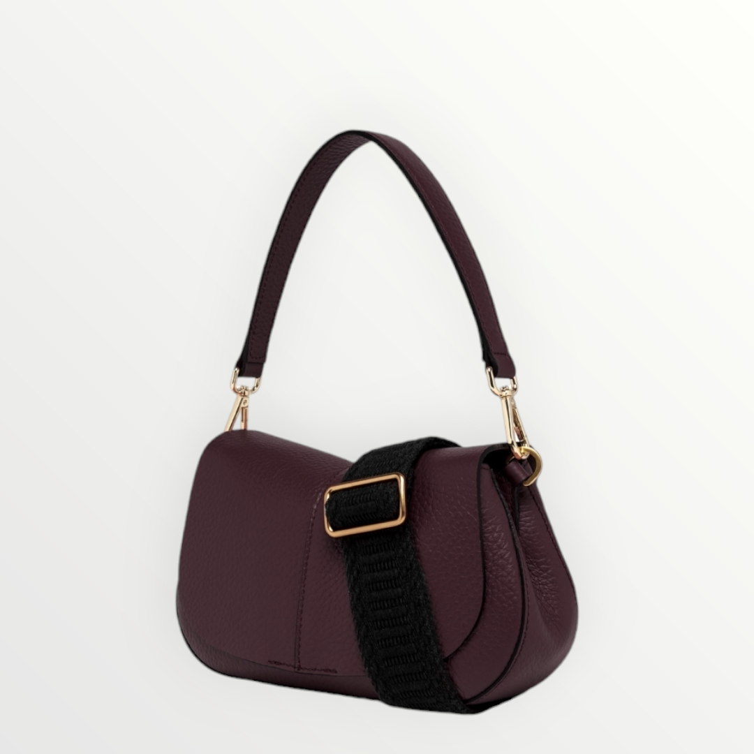 GIANNI CHIARINI Borsa Helena Round Plum