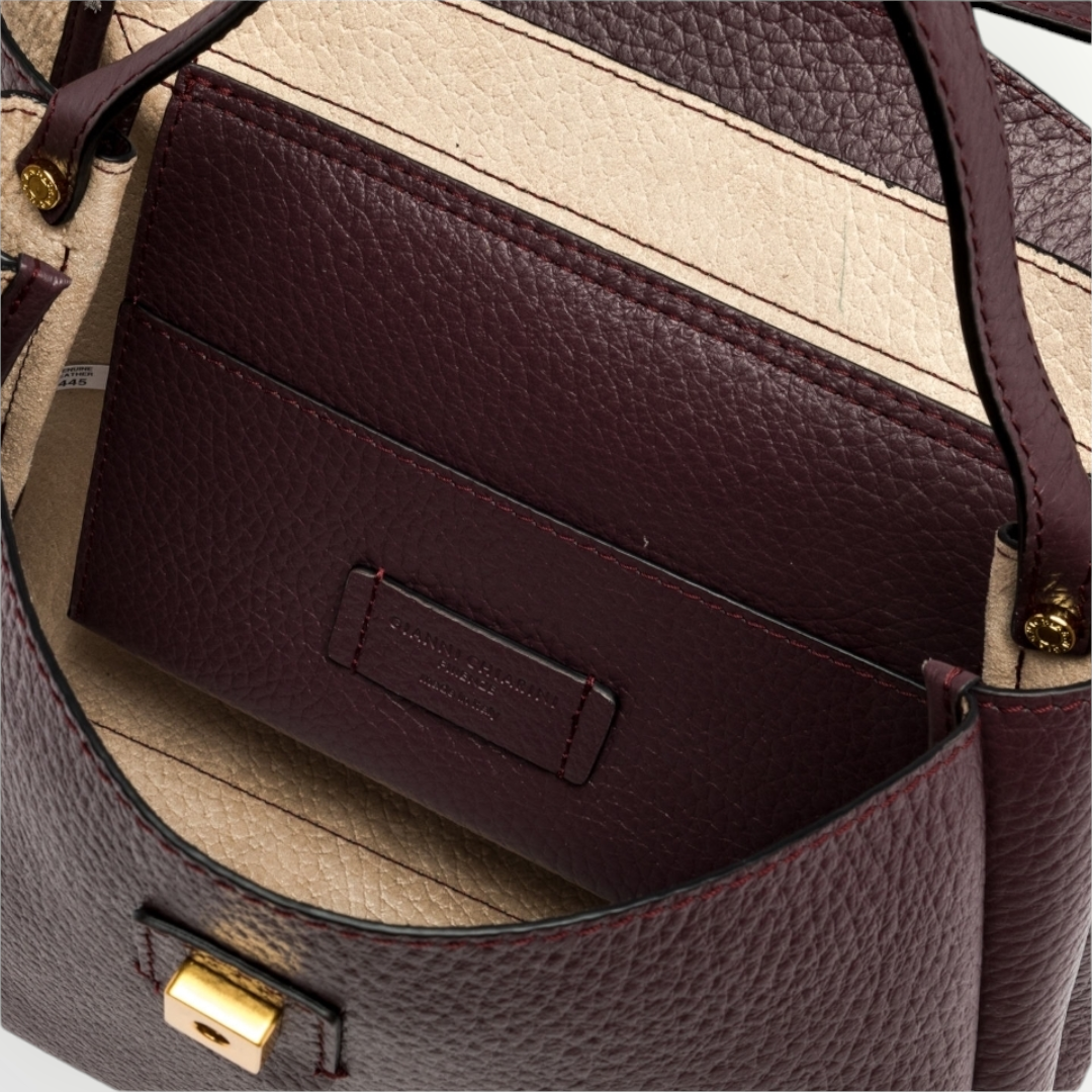 GIANNI CHIARINI Borsa Clio Plum