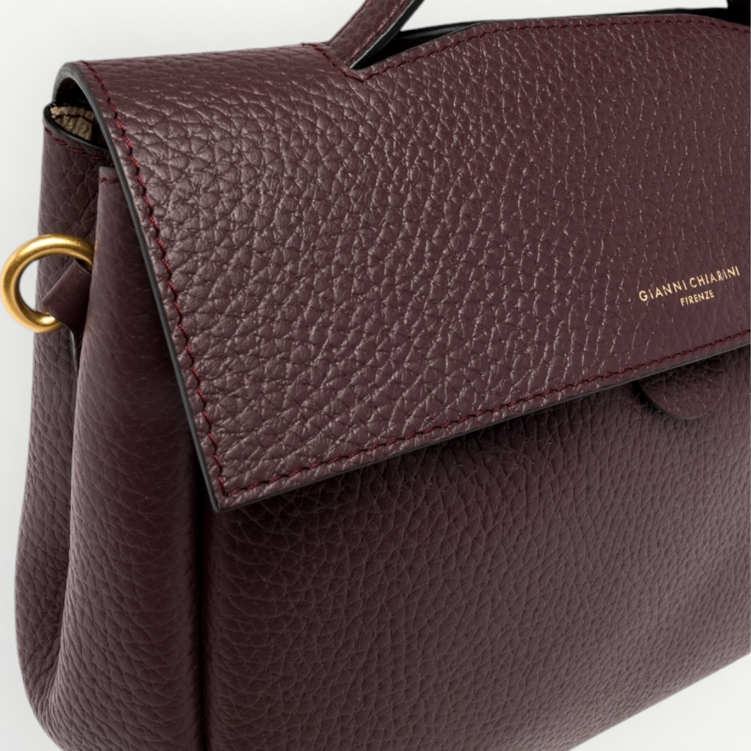 GIANNI CHIARINI Borsa Clio Plum