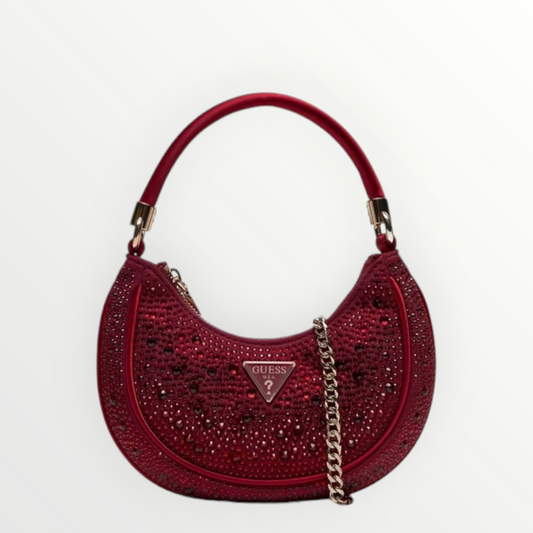 GUESS Mezzaluna Zalina Mini Claret