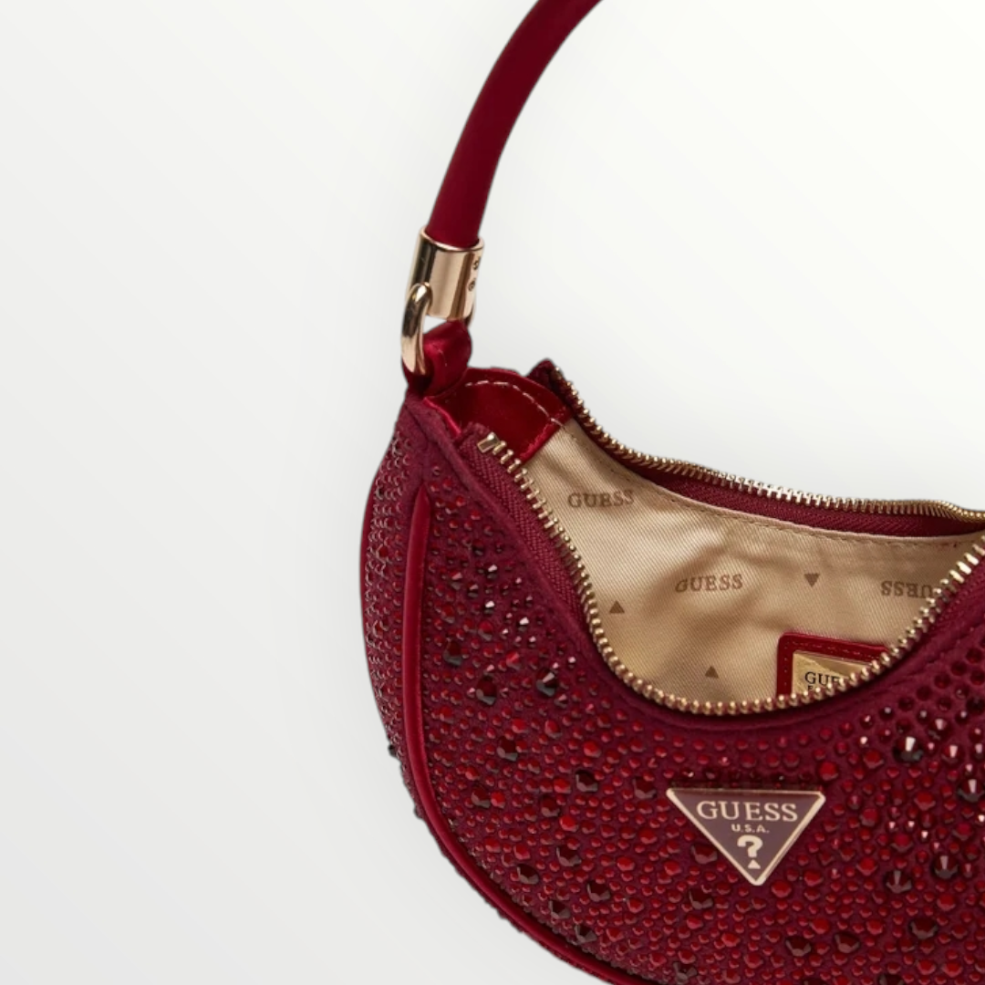 GUESS Mezzaluna Zalina Mini Claret