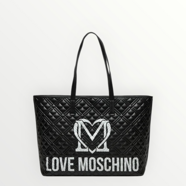 LOVE MOSCHINO Shopper Trapuntata Nera