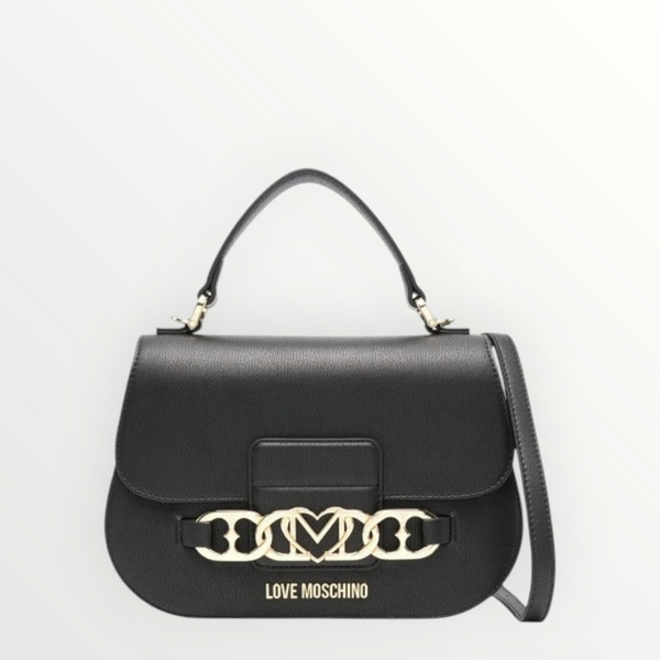 LOVE MOSCHINO Patta Tonda Logo Nera