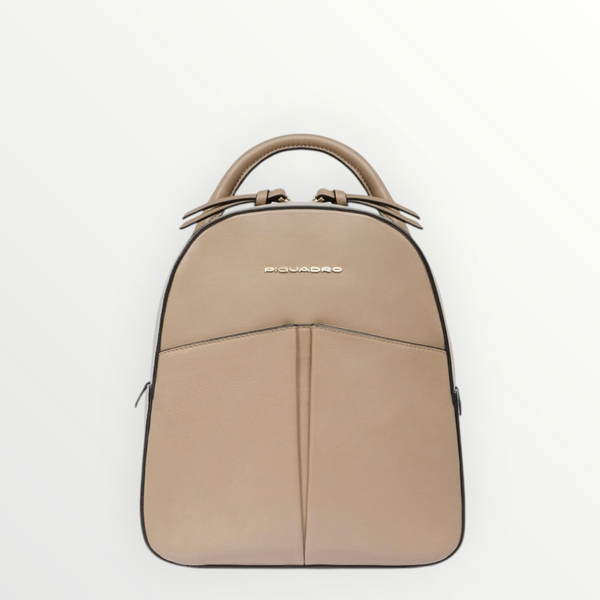 PIQUADRO W134 Zaino Small Pelle Beige