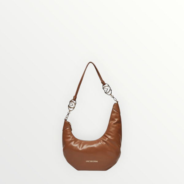 LOVE MOSCHINO Borsa Hobo Donna Imbottito Cammello