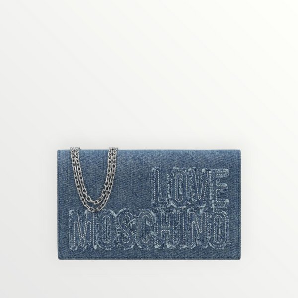 LOVE MOSCHINO Borsa a Tracolla Donna Denim Blu Scuro
