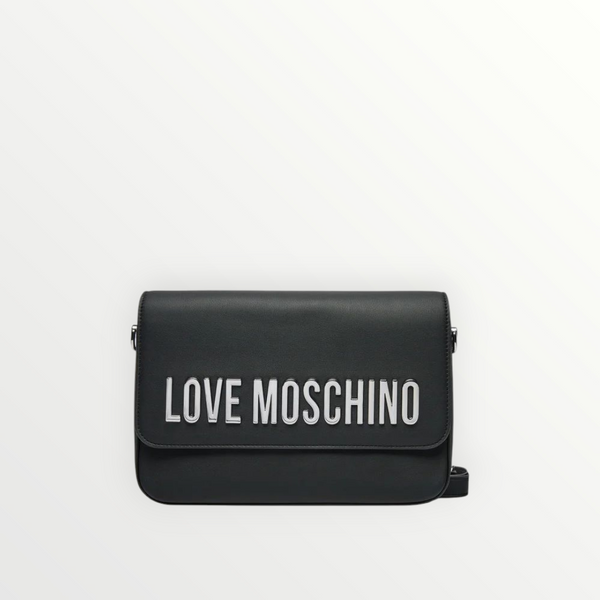 LOVE MOSCHINO Borsa a Tracolla Patta Medium Nero