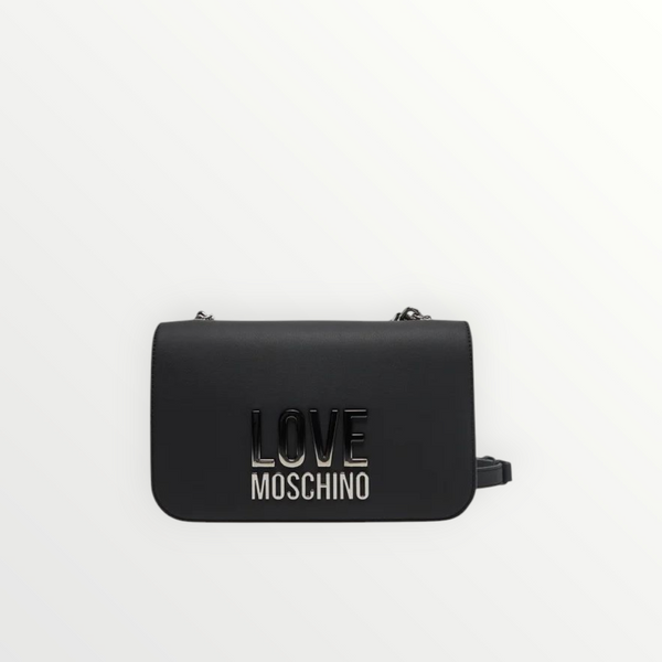 LOVE MOSCHINO Borsa Patta Scritta Nero