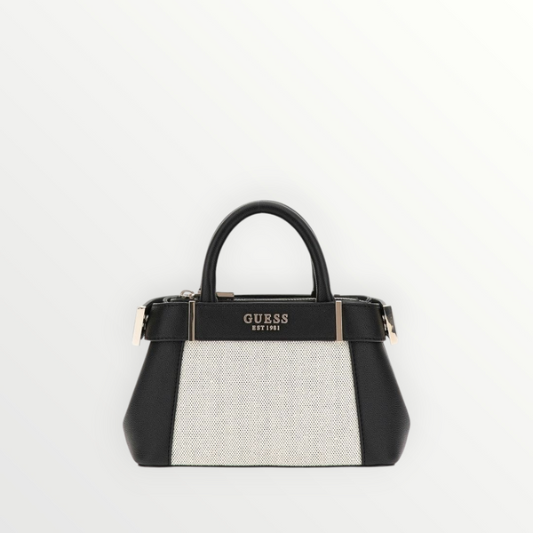 GUESS Borsa a Mano Anadela Mini Natural/Black