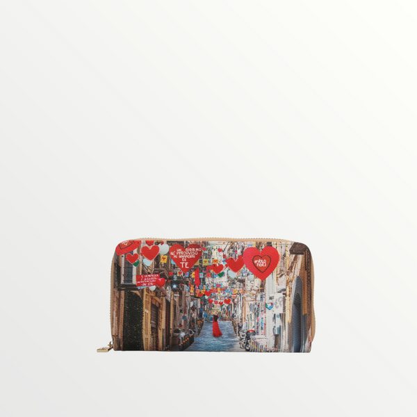 YNOT MILANO Portafogli Yes Bag Stampa Città Napoli San Valentino